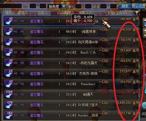 DNF虚空魔石碎片交易技巧：如何利用差价赚取收益？