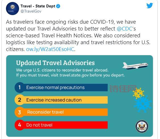 美国取消全球旅行警告：何时恢复正常旅行建议？