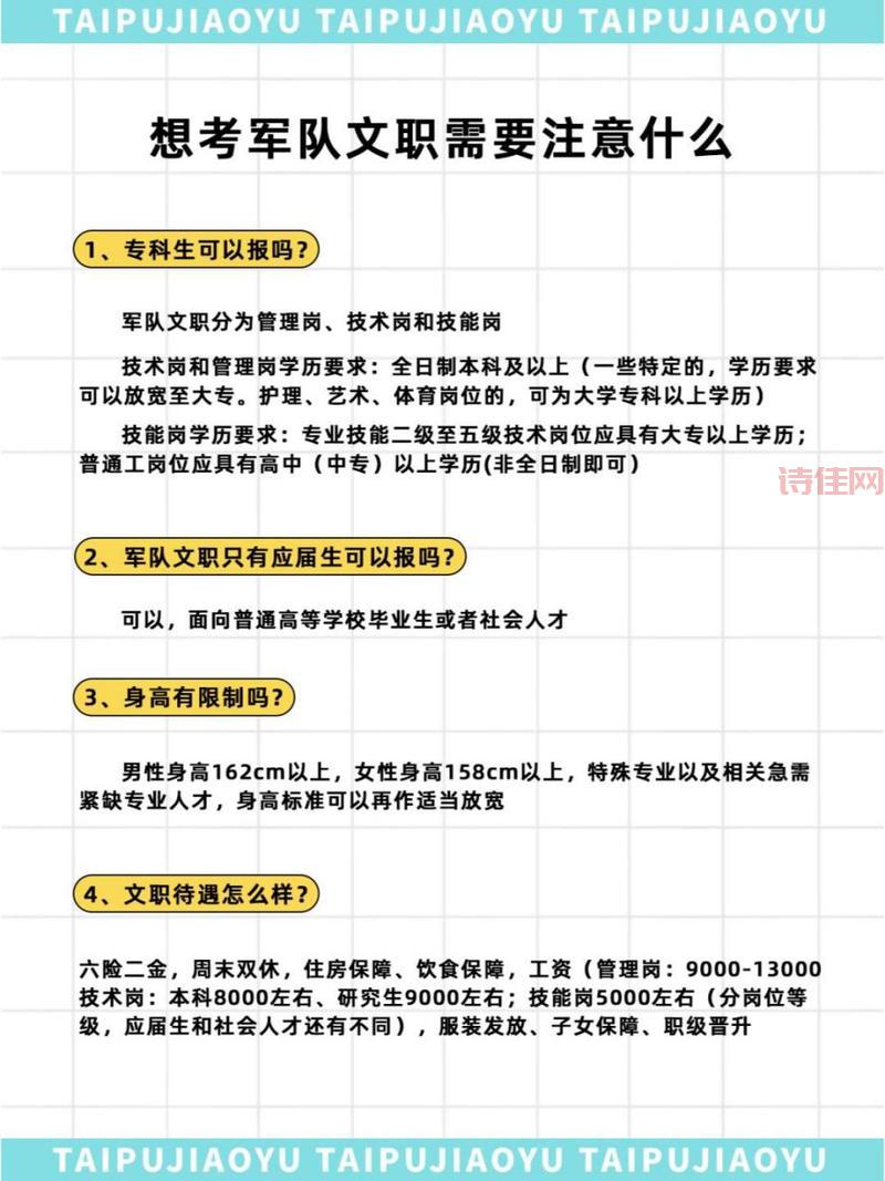 解放军文职人员招聘：2025年公开招考报名时间及详情
