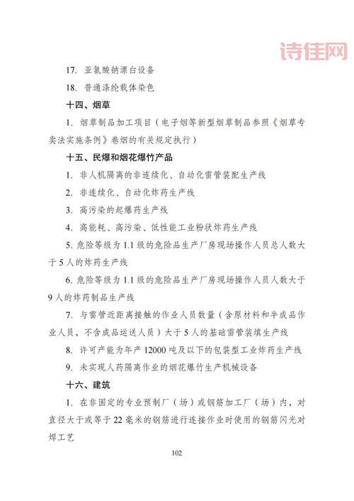 2011年产业结构调整指导目录：鼓励、限制与淘汰类