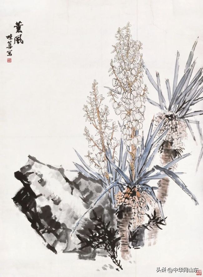 郭味蕖·花鸟画 | 将富有装饰性的重彩展现出一派清丽活泼的自然之美