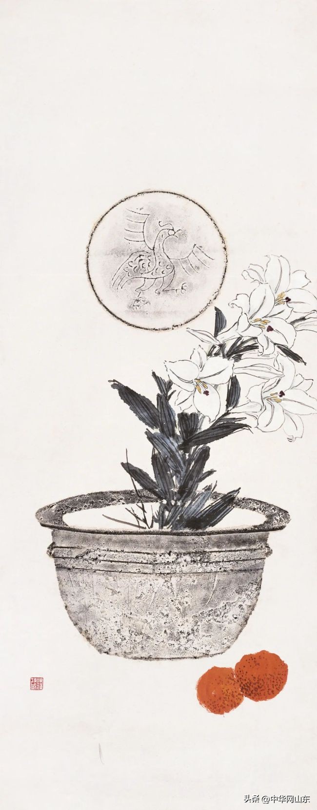 郭味蕖·花鸟画 | 将富有装饰性的重彩展现出一派清丽活泼的自然之美