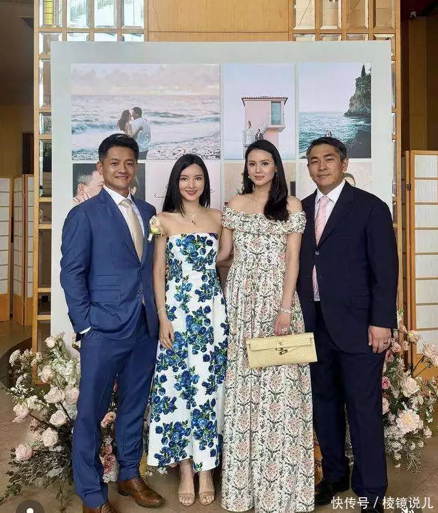 陈晓丹婚后状态引关注，嫁港七年低调生活，丈夫罕见同框