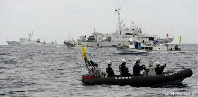 钓鱼岛连续5天发生对抗，日船只硬闯被赶跑，差1米撞上中方海警船