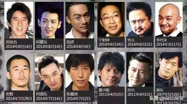 零容忍！又一明星吸毒被抓，说说那些年被吸毒毁掉的明星