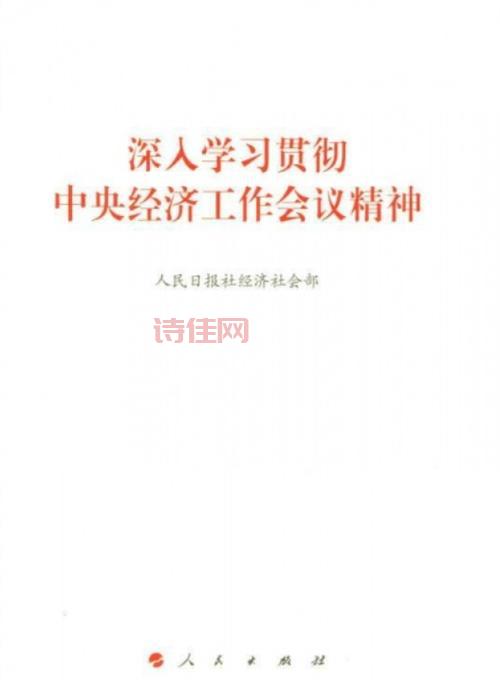 中央经济会议精神