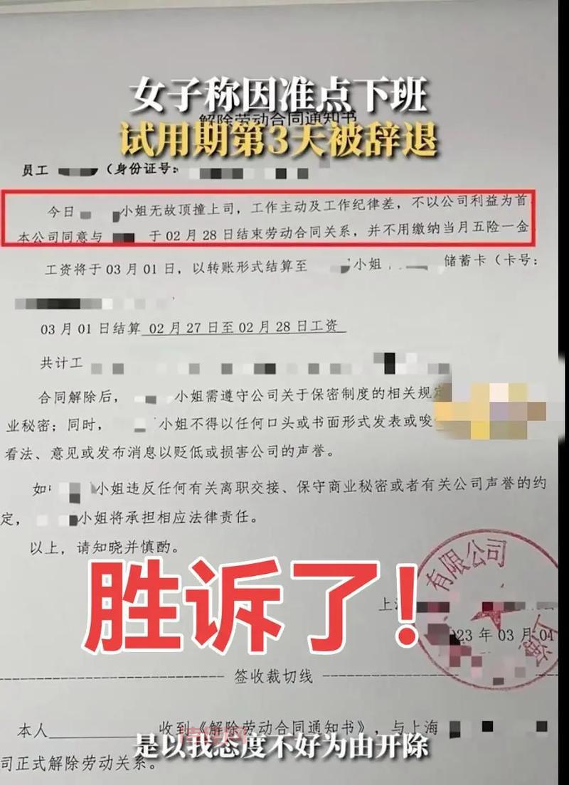女子试用期被辞退 现场给HR普法