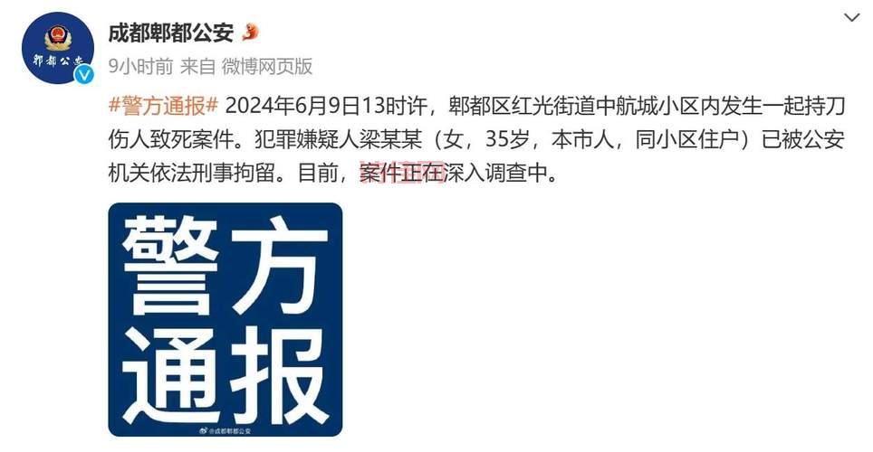 男子持刀伤人案警方通报：事件经过及伤者救治情况！
