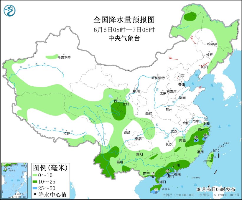 贵州云南等地有较强降雨