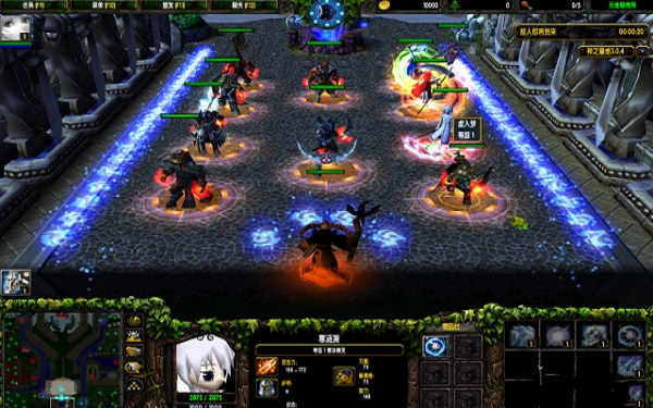 神之墓地3.0.4无CD无限蓝P闪版魔兽地图