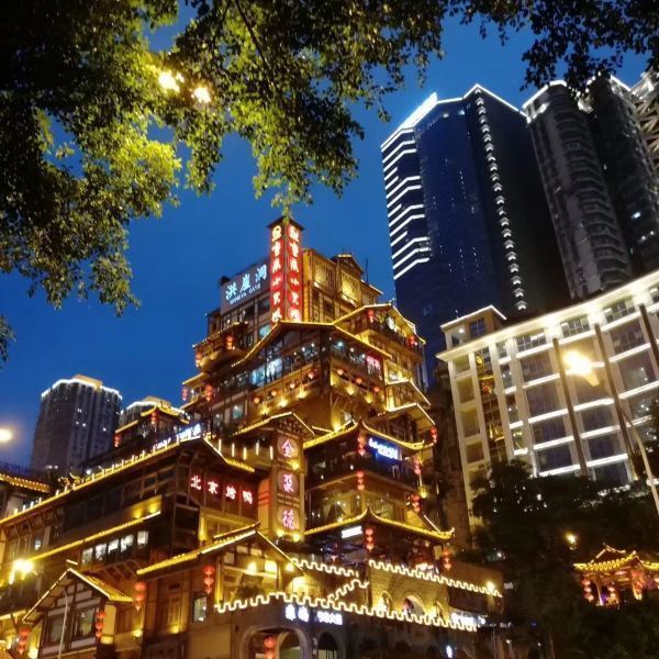 地址（在哪里）：洪崖洞景区位于渝中区嘉陵江滨江路88号