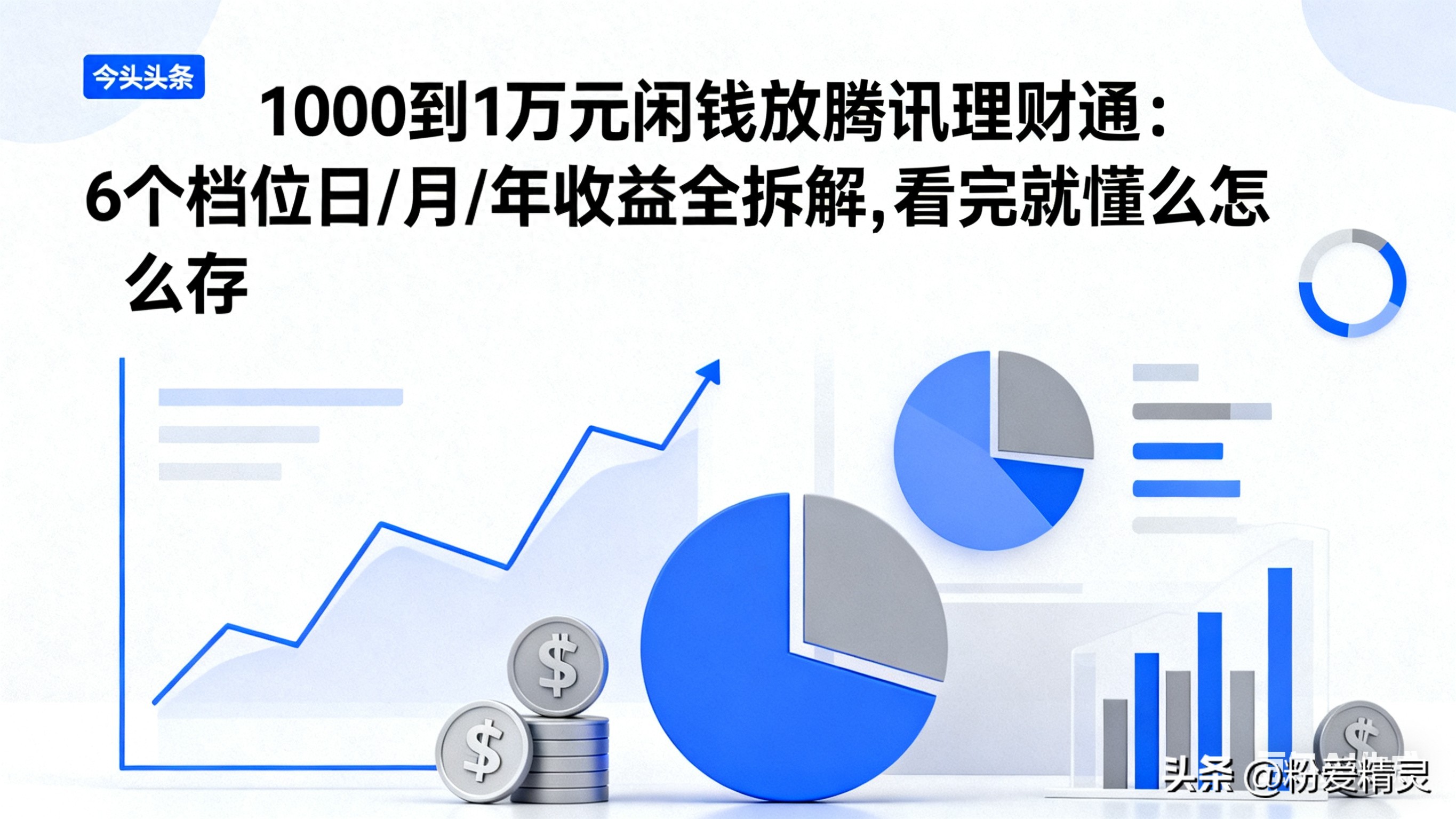 1千到1万元闲钱放腾讯理财通：日/月/年收益拆解，看完就懂怎么存