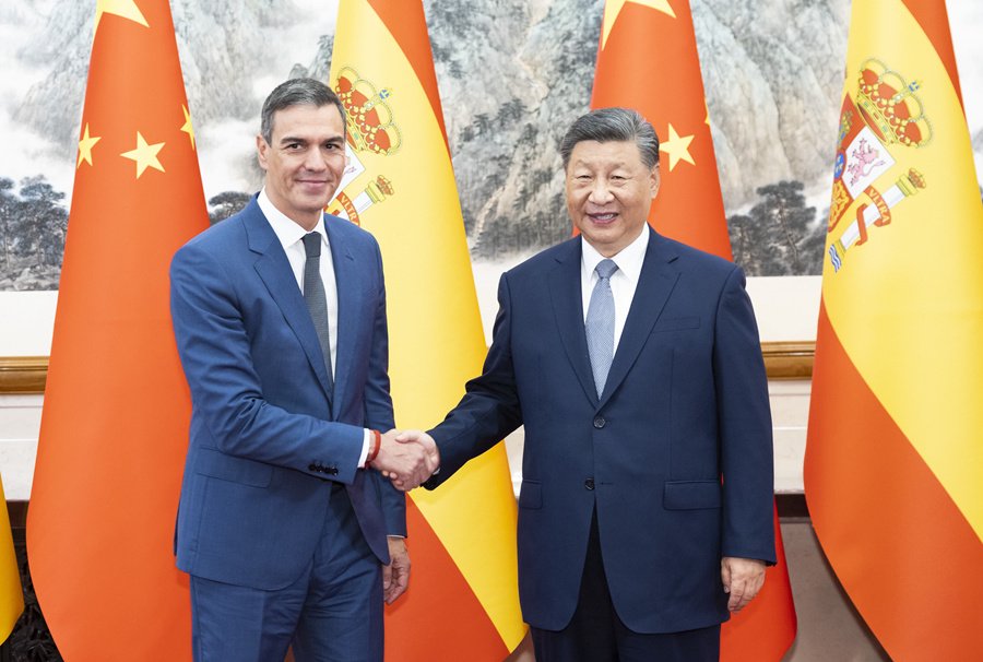 西班牙挪威首相访华期待加强合作，中方愿共同推动中欧关系前进