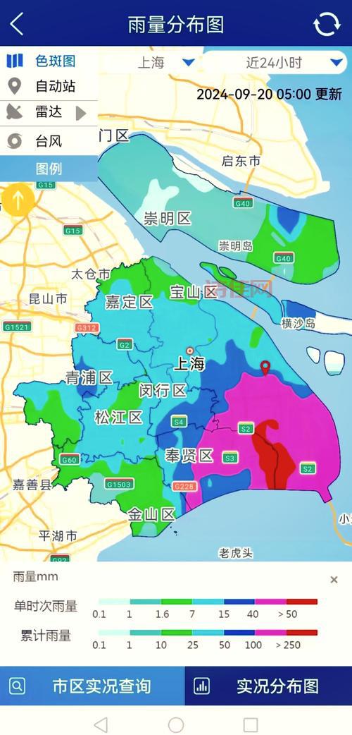 上海今天局部可达大雨，这些区域要特别注意！