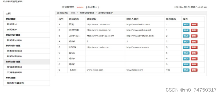 热点新闻管理系统设计与实现