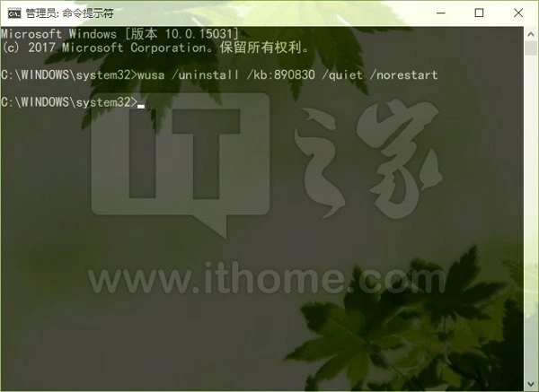Win10提速清理：移除自带恶意软件删除工具