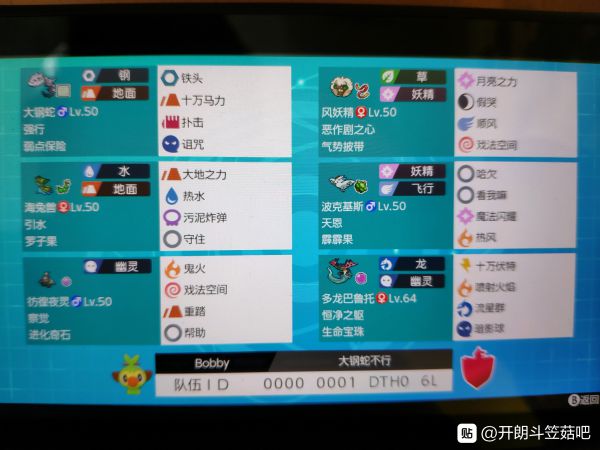 《宝可梦：剑/盾》S3双打大钢蛇大师队分享
