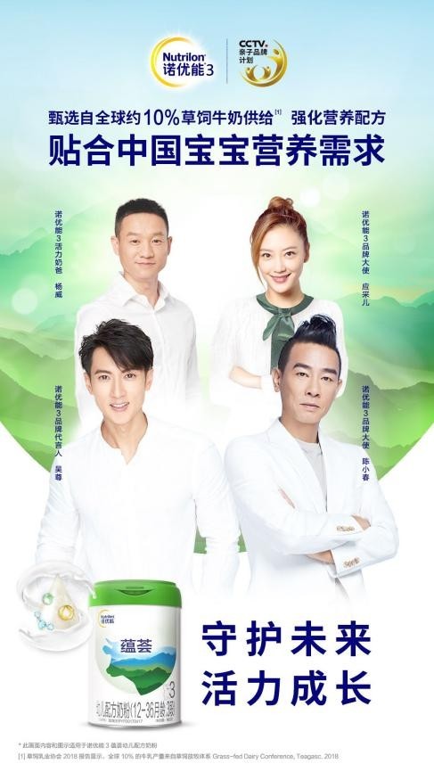 奶粉分几段，宝宝奶粉就选诺优能蕴荟