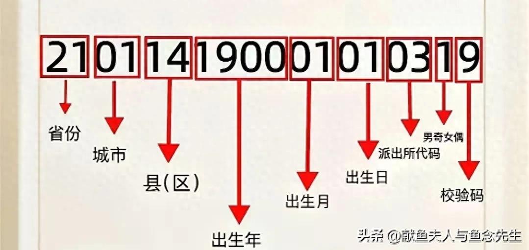 每次学习一个小知识：身份证的一些常识