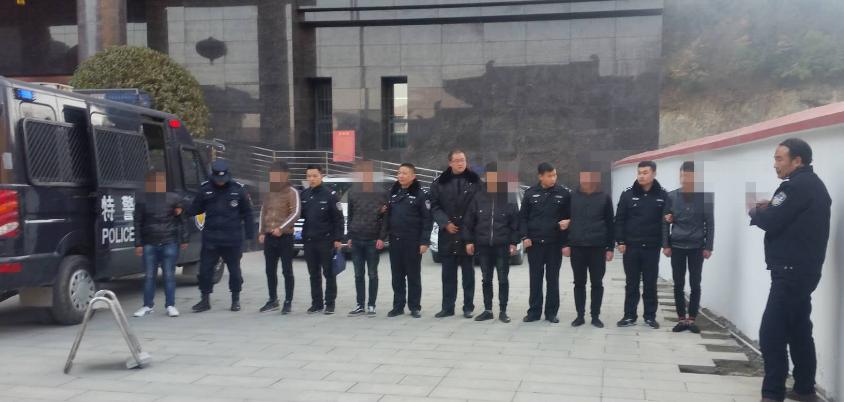 商洛镇安警方破获一起涉恶案件，抓获7名嫌疑人