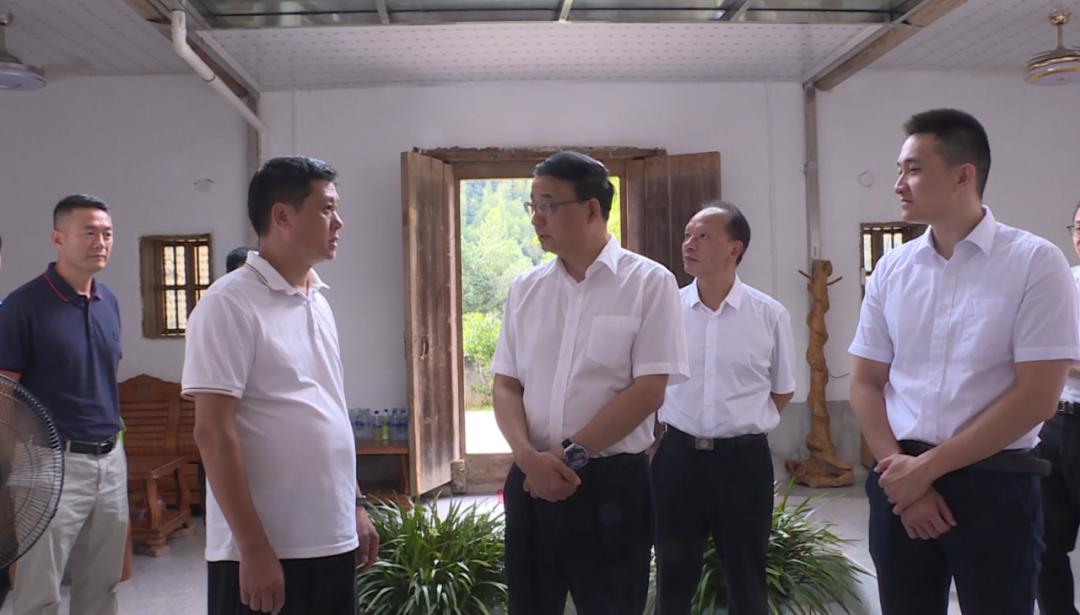 龙岩市人大常委会领导来汀调研