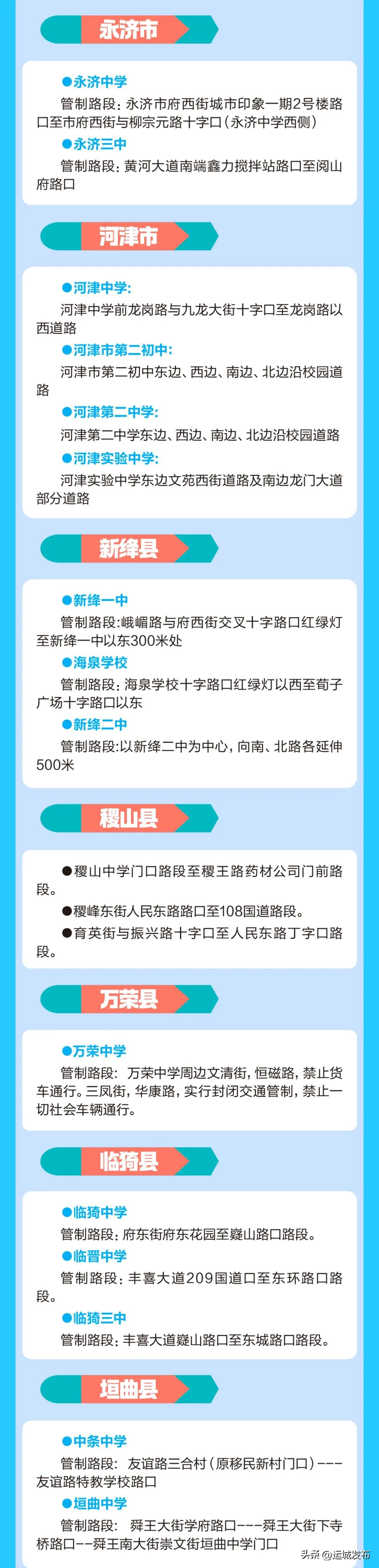 请查收！全市高考考点出行提示！