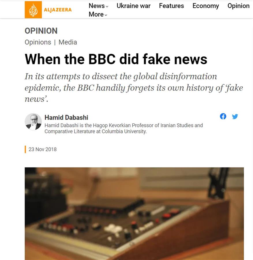 BBC从英政府获1.6亿元用于打击“假新闻”，美国教授：你是假新闻之母啊