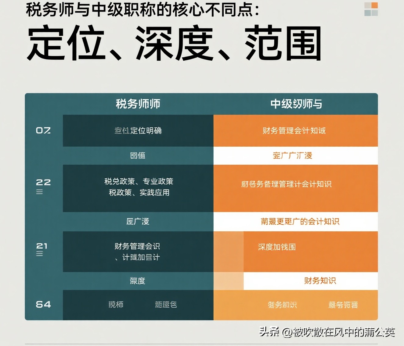 税务师税法部分 VS 中级会计经济法部分：相似点与不同点全解析