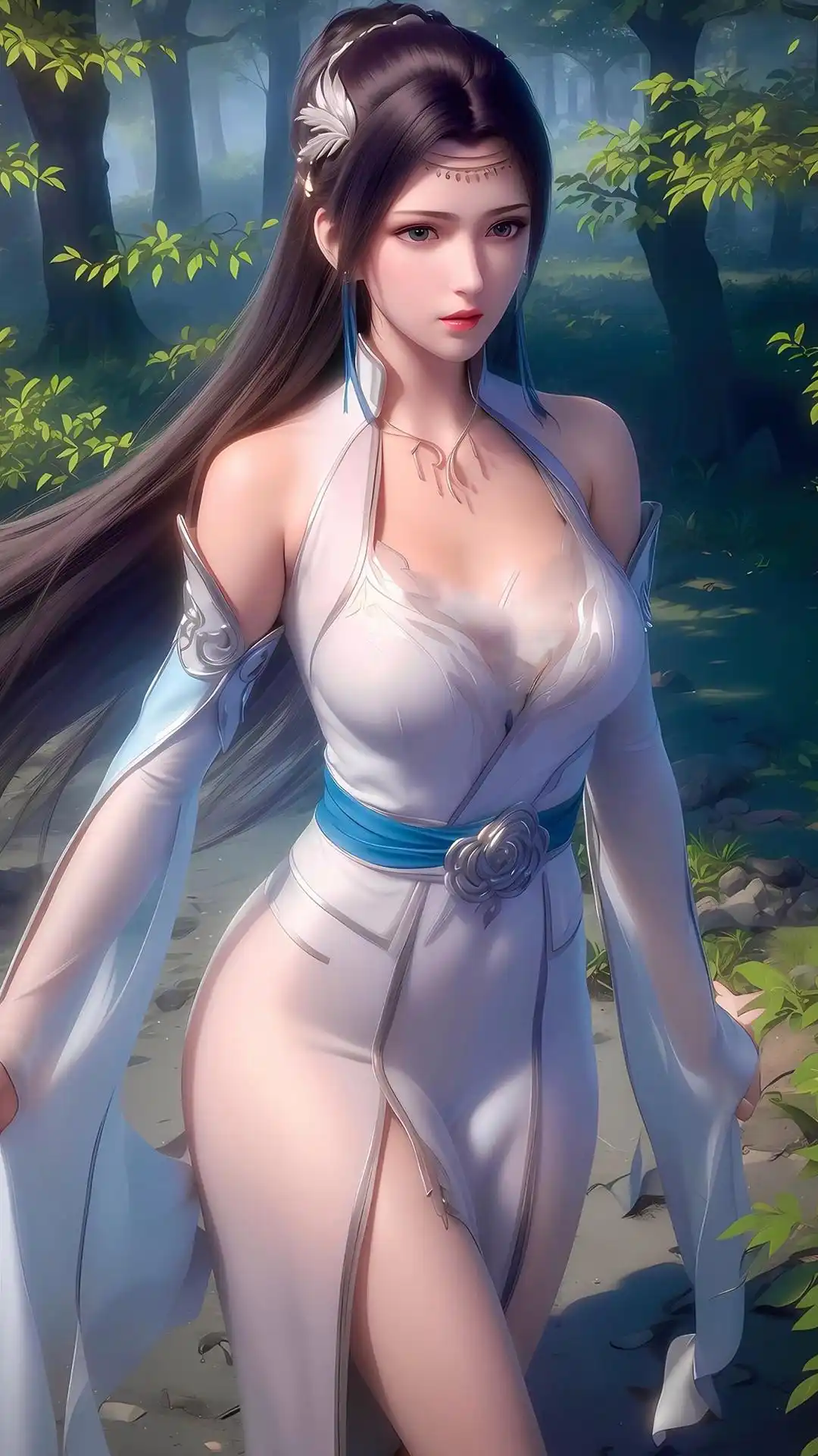 国漫女神“云韵”高清4K手机壁纸：天生性子淡然