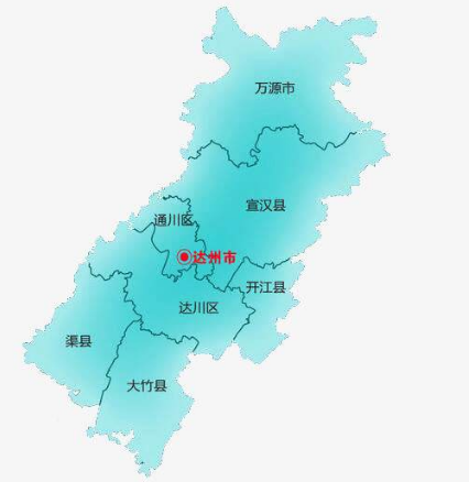 达州有多少个区县