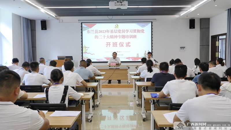 东兰对全县上万名基层党员进行专题培训