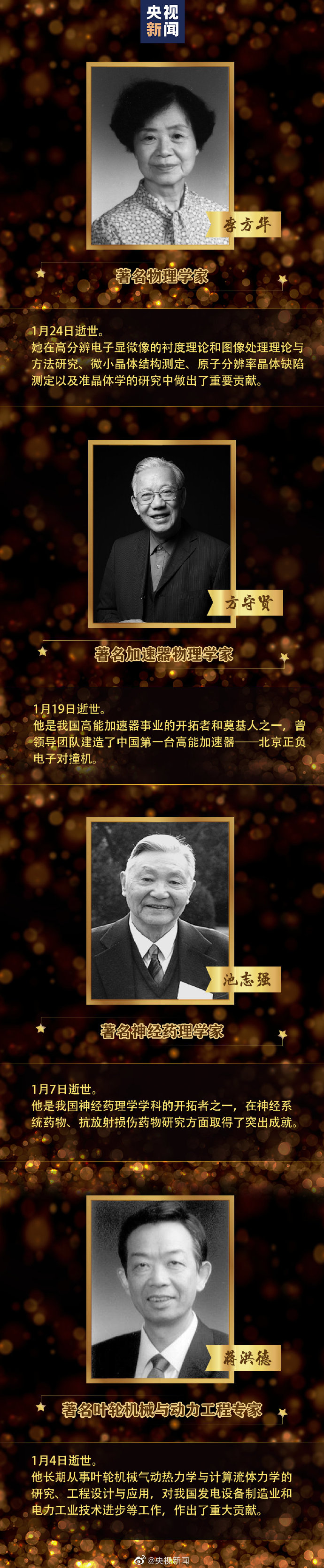 今年我国已痛失37位院士