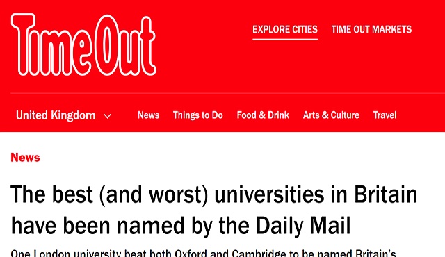 英国本土排名，《完全大学指南》和《每日邮报》你更pick哪个？