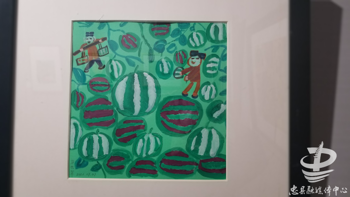 邀你共赏画展！忠县100件磨子土家族乡农民画作品亮相主城区