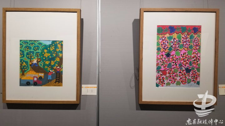 邀你共赏画展！忠县100件磨子土家族乡农民画作品亮相主城区