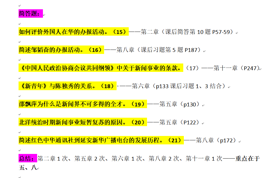 基础书目大解读|中国新闻传播史考题考点总分析！