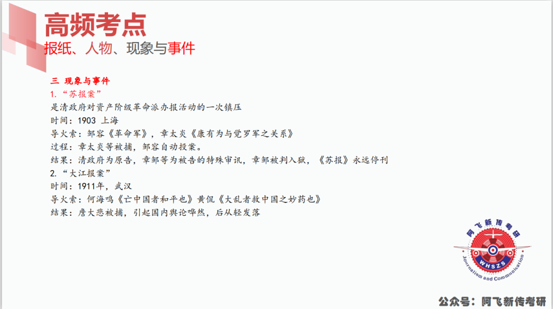 基础书目大解读|中国新闻传播史考题考点总分析！