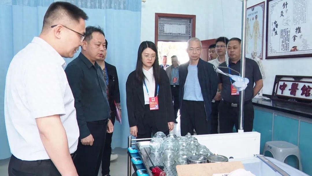 南雄市人大代表调研中医药服务能力提升工作