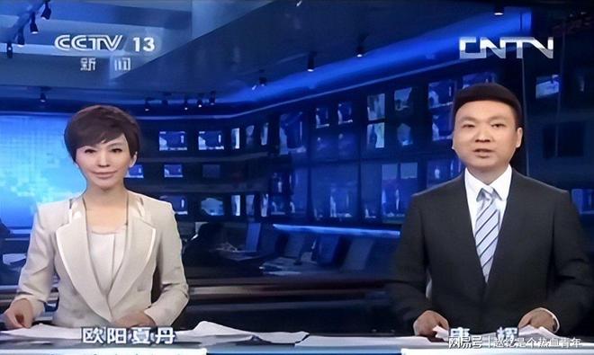 欧阳夏丹48岁改行成功，央视主持人的转型之路