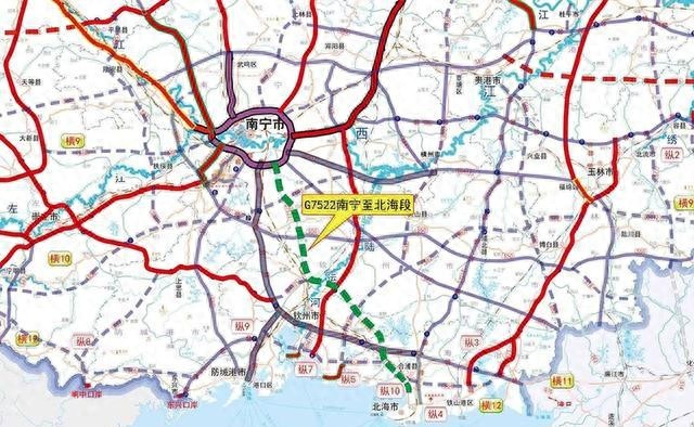 南宁-钦州-北海新增一高速，直通合浦！总投资204亿，已正式开工