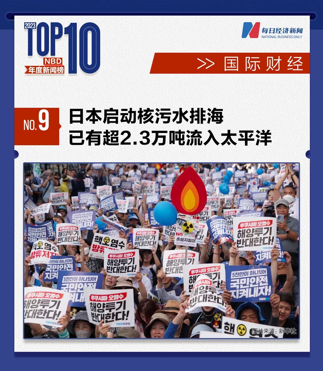 巴以爆发新一轮大规模冲突；美联储全年加息100个基点……2023年十大国际财经新闻 | NBD年度新闻榜