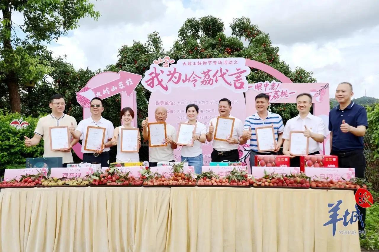 “我为岭荔代言”，大岭山这场直播让荔枝火出圈！