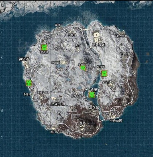 刺激战场雪地圣诞树在哪 雪地圣诞树位置一览