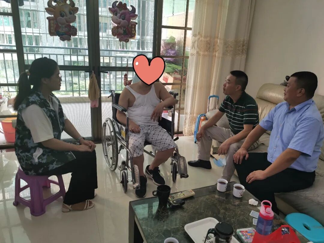 【党员结对帮扶】结对帮扶解心结 情暖患病战友心