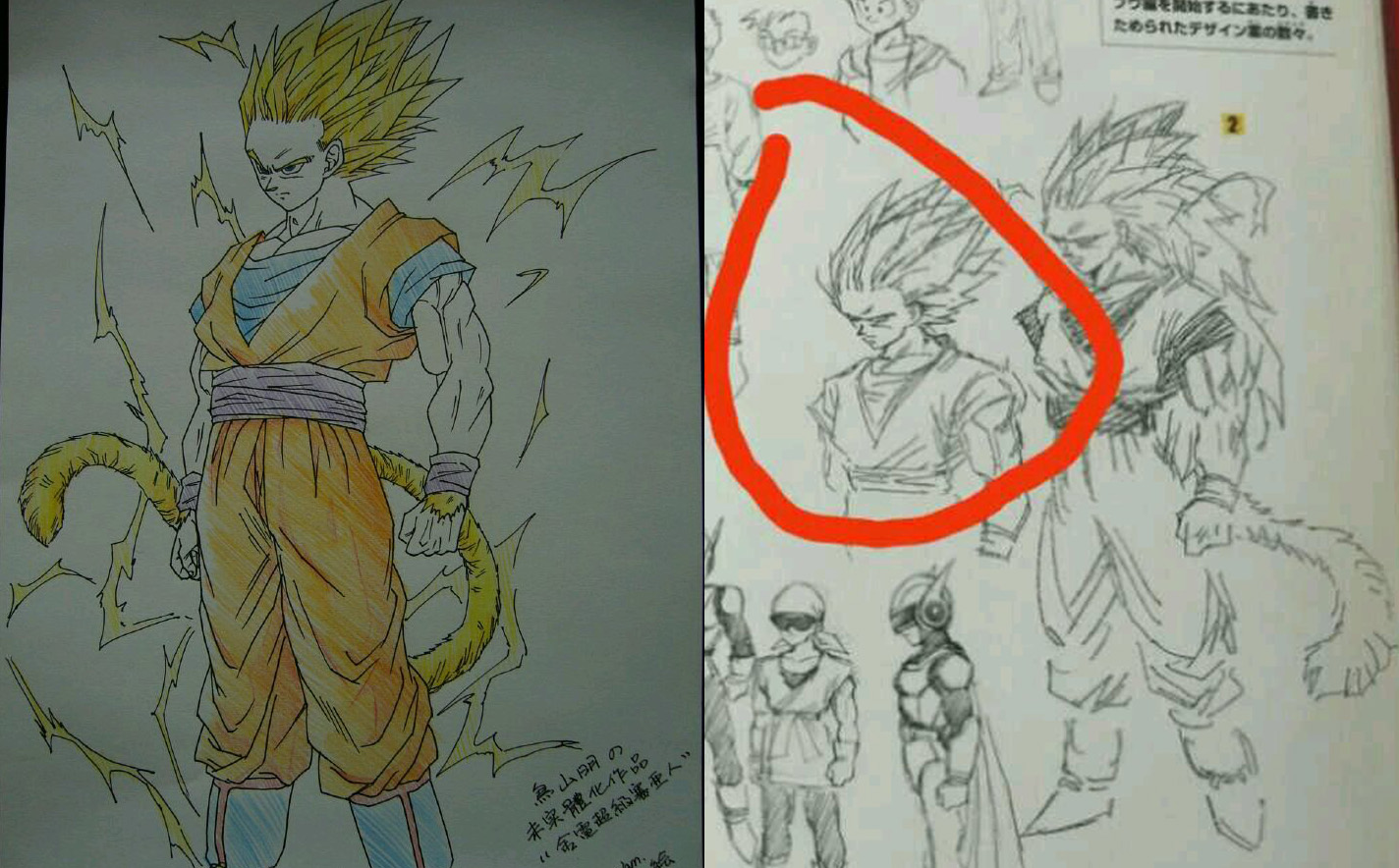 你知道超级赛亚人最初的设计原稿吗？诞生过程实在太有趣了