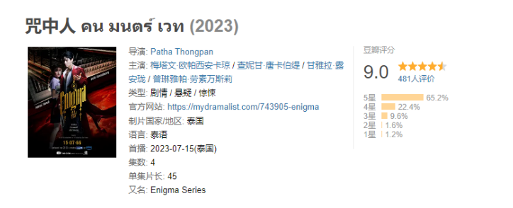 恐怖片里搞暧昧，泰国拍出了9.0