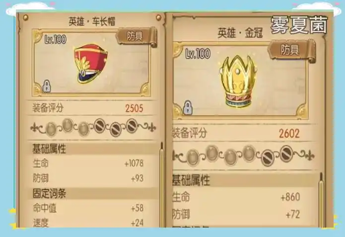 探秘100级套装：属性提升与分类详解