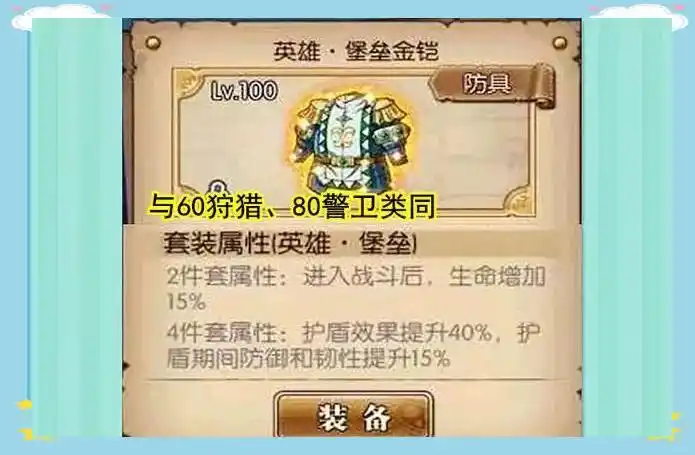 探秘100级套装：属性提升与分类详解