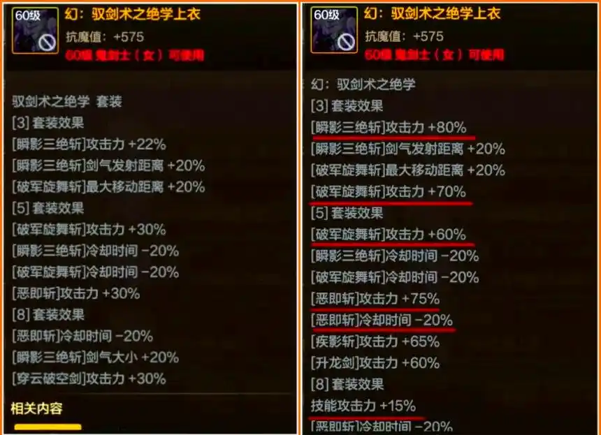 DNF手游异界套全新升级：职业装备属性大揭秘