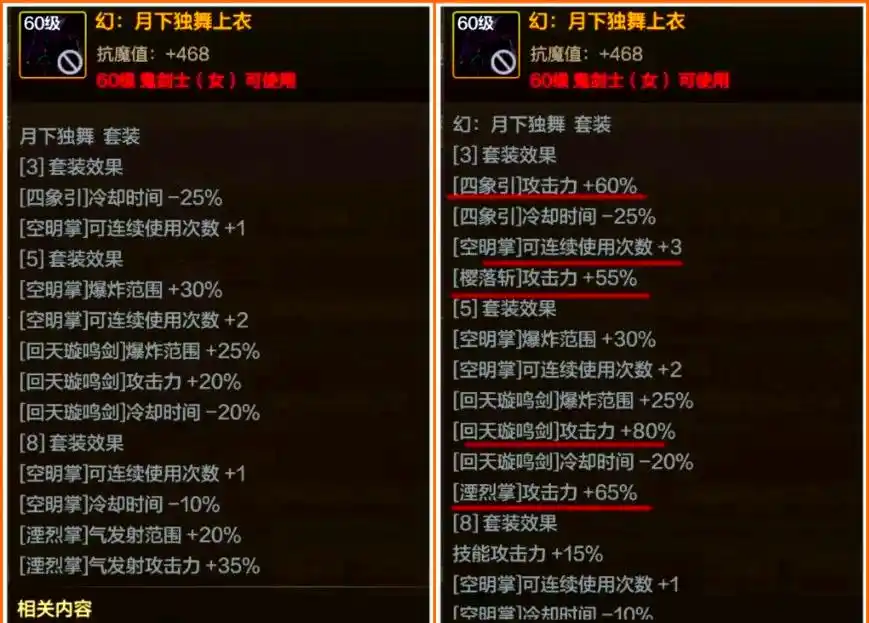 DNF手游异界套全新升级：职业装备属性大揭秘